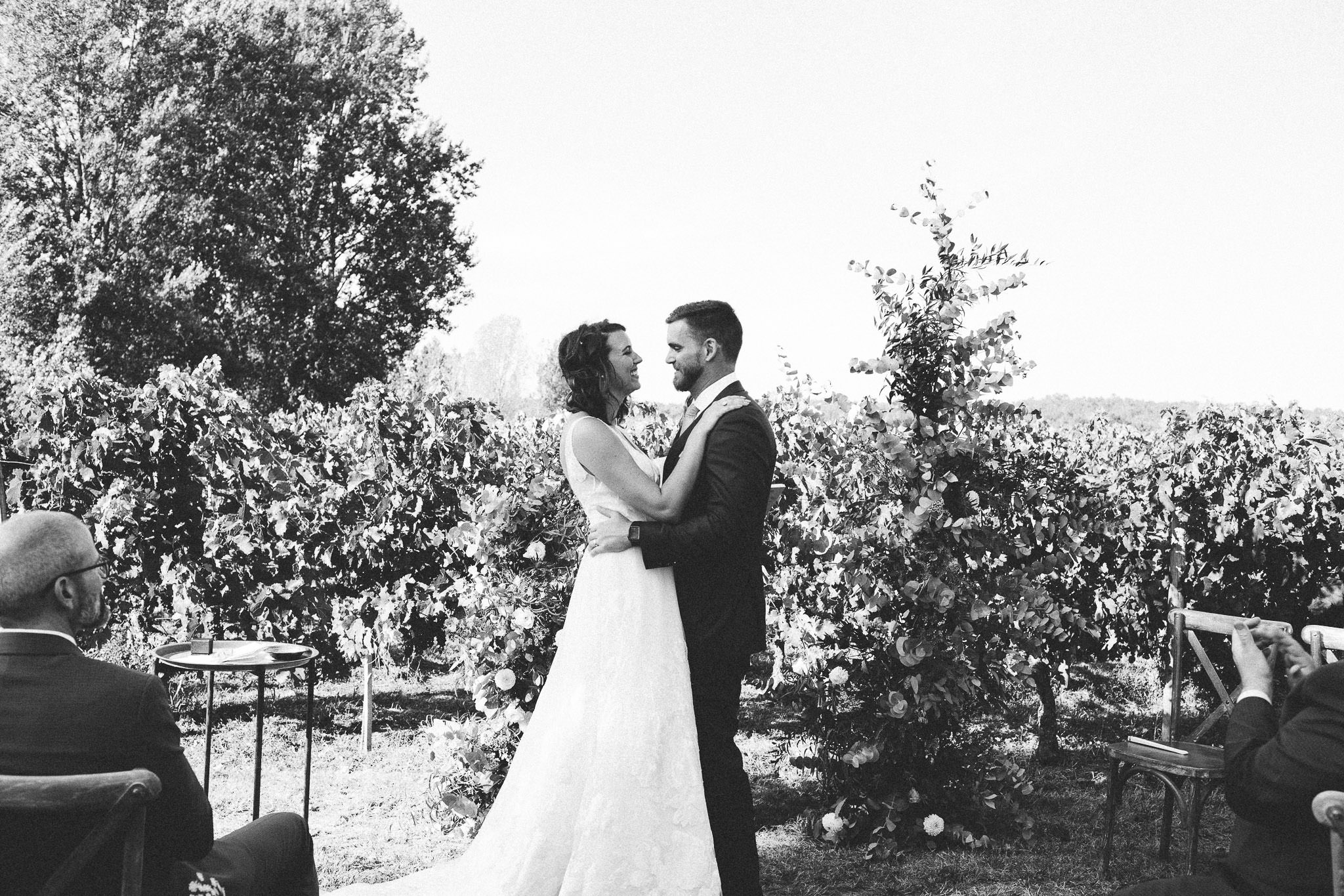 American destination wedding in France