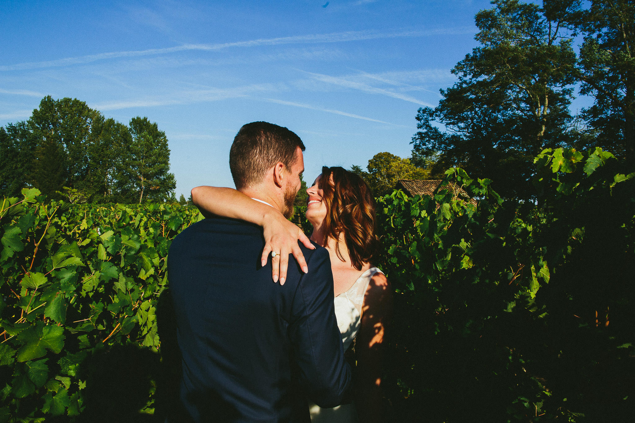American destination wedding in France