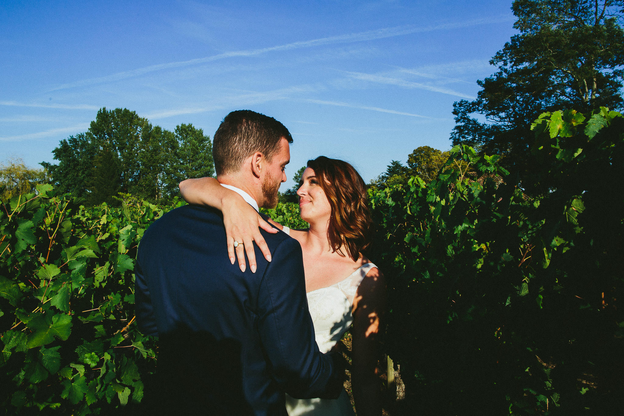 American destination wedding in France
