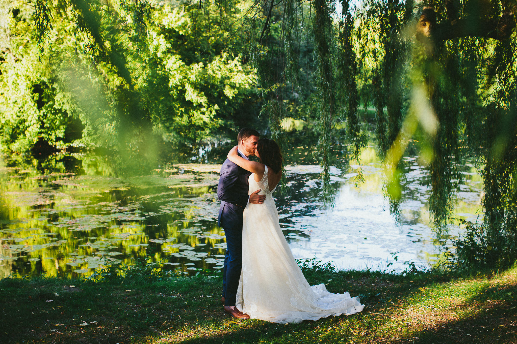 American destination wedding in France