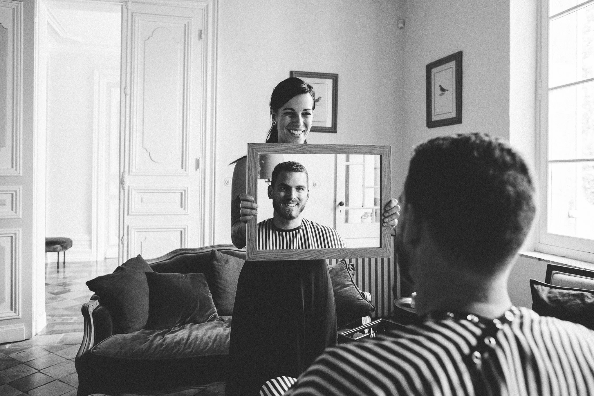 American destination wedding in France