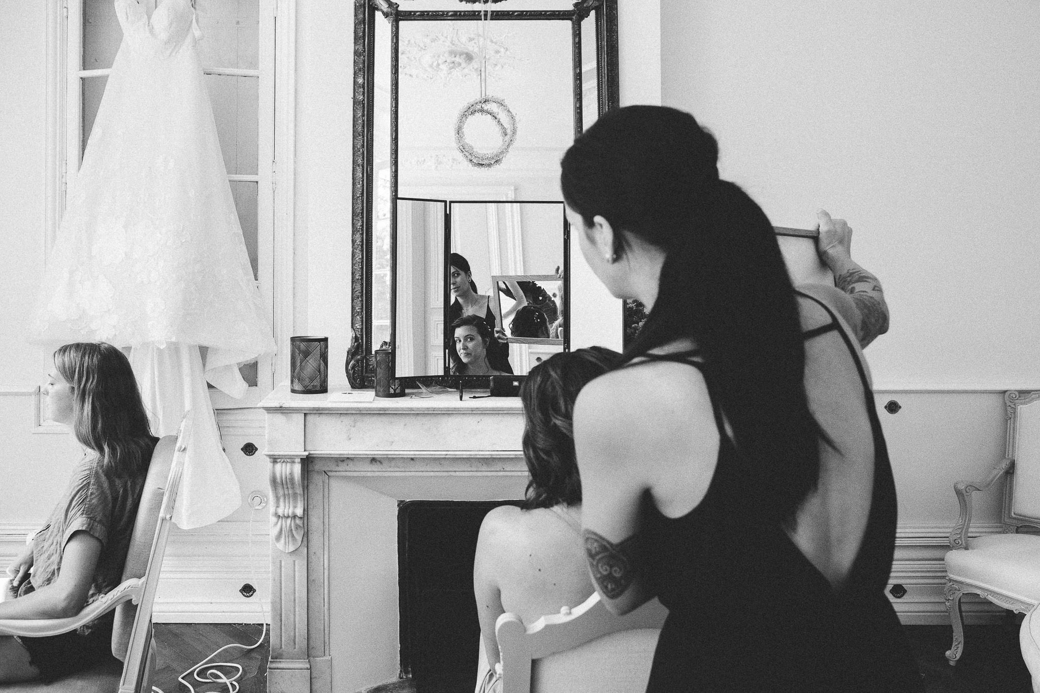 American destination wedding in France