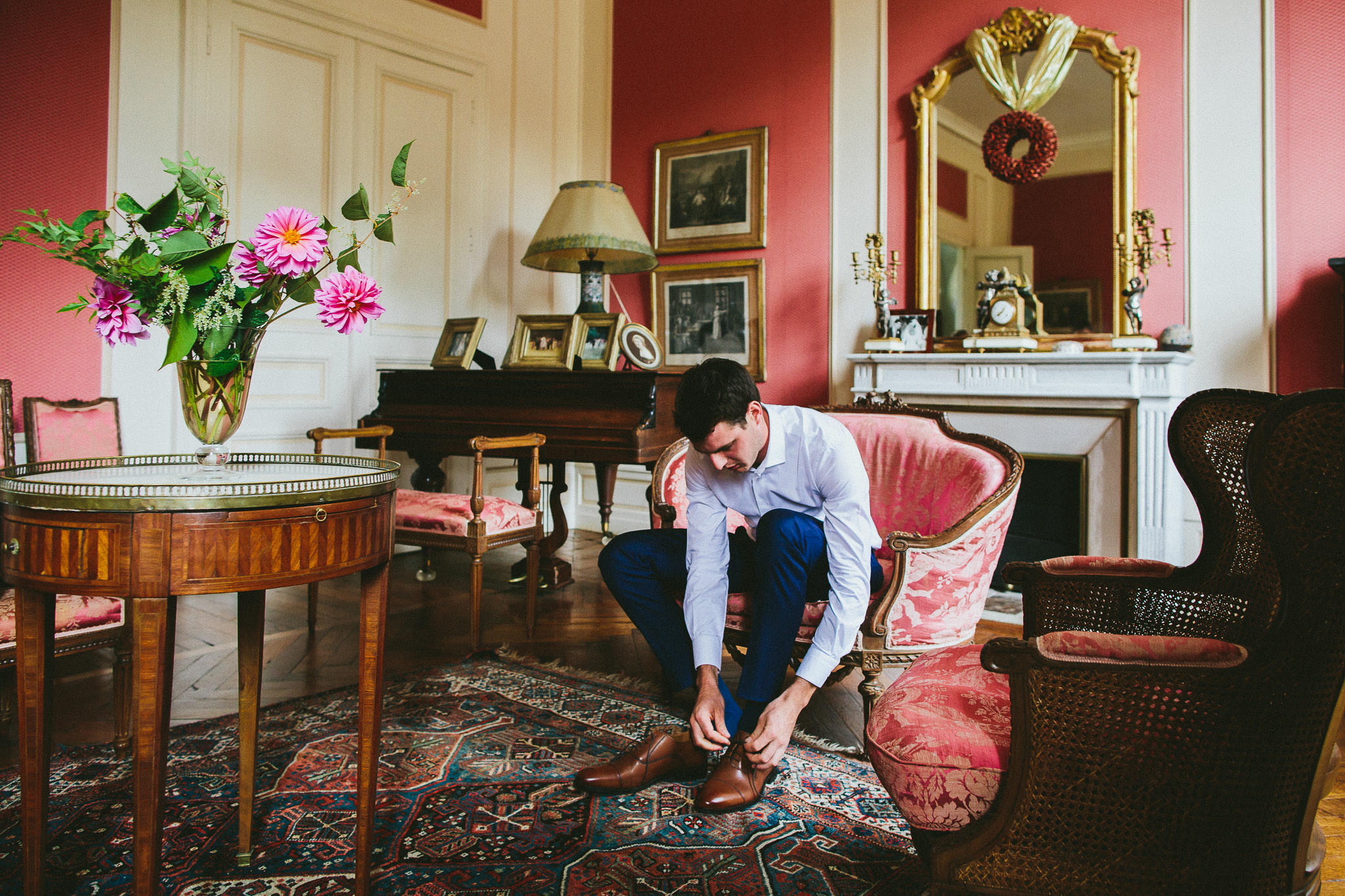 French British wedding groom shoes