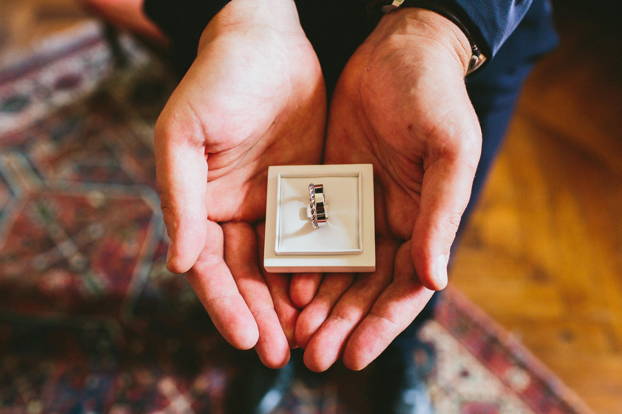 French British wedding rings