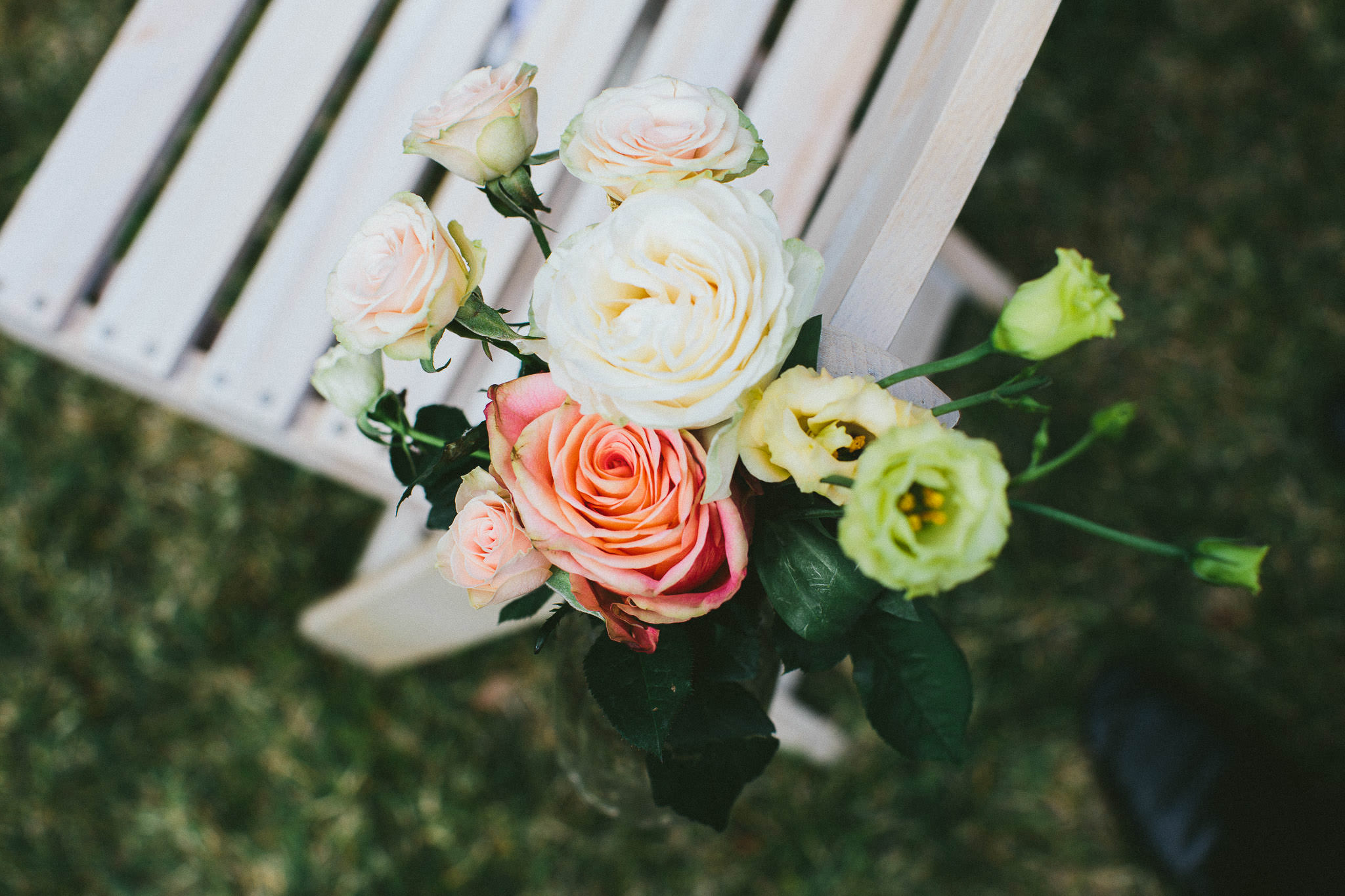 French British wedding flower decorations
