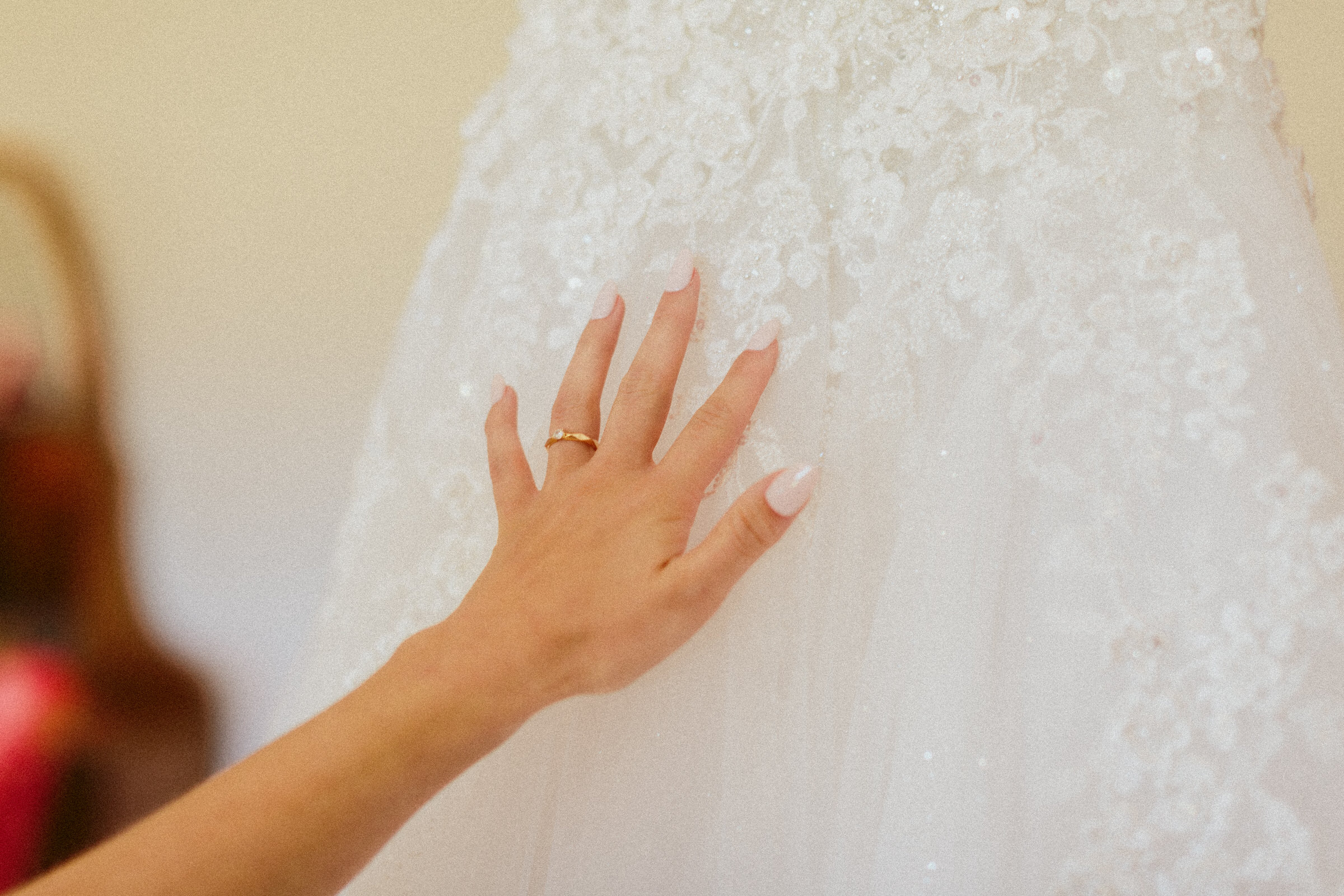 wedding dress details Classy french wedding