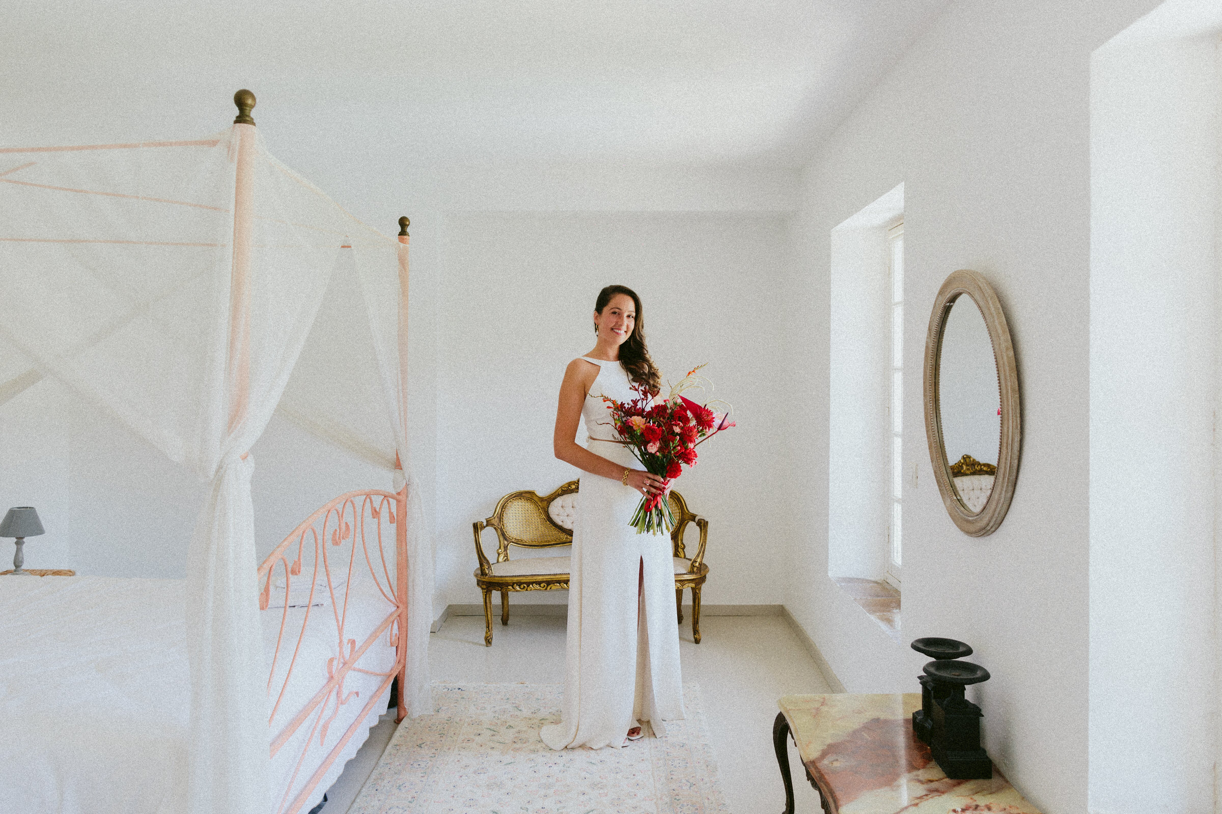 bouquet bride Saint-Martin-De-Castillion Wedding France