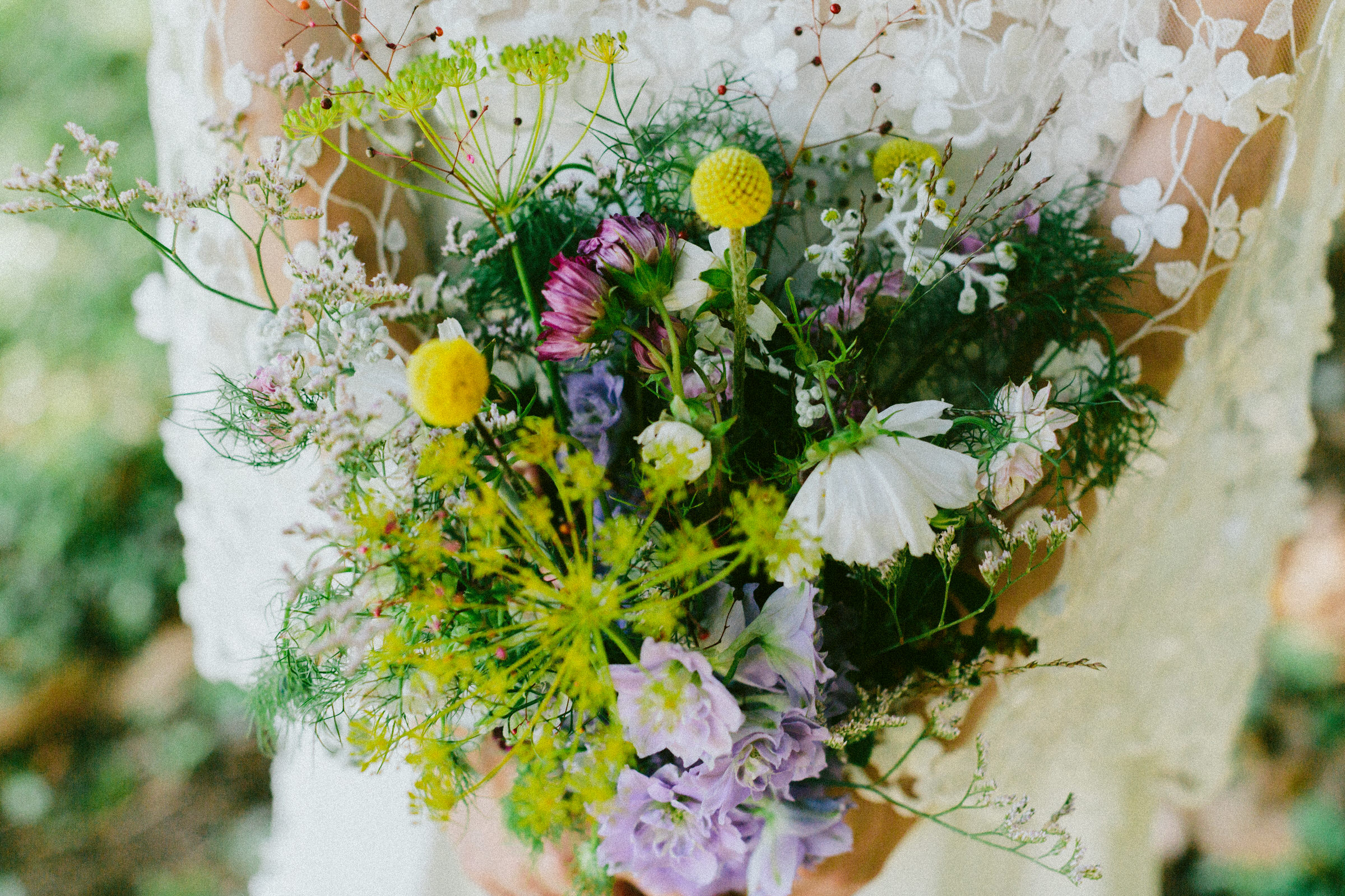 floral wedding bouquet French Domain Wedding