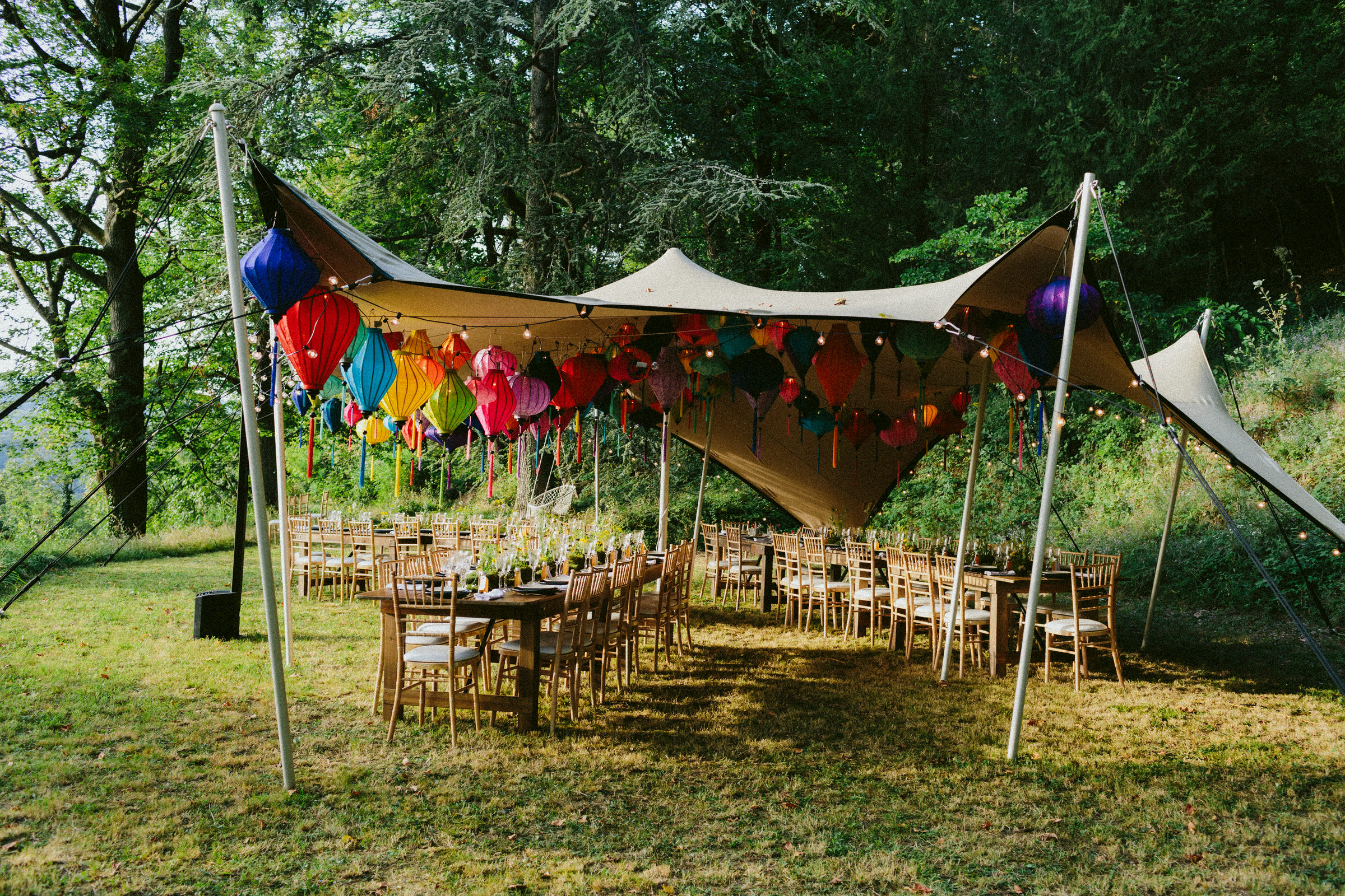 Dinning setup French Domain Wedding