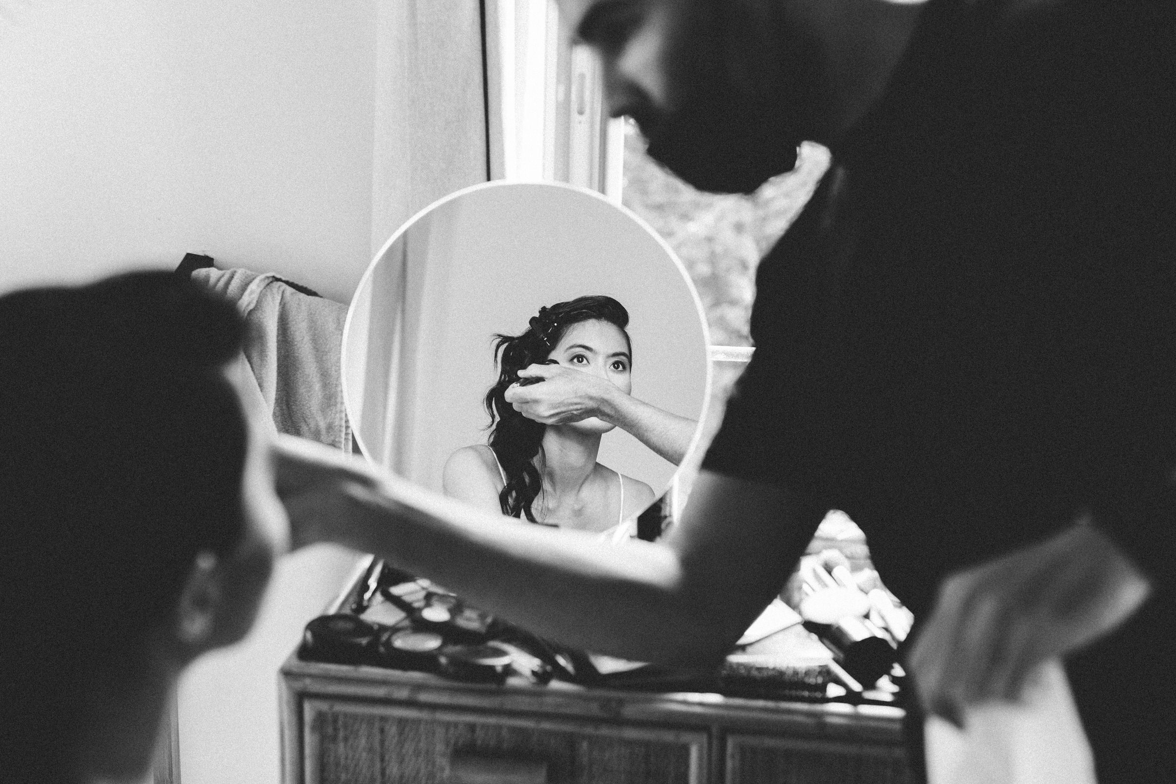 Makeup artist French Domain Wedding