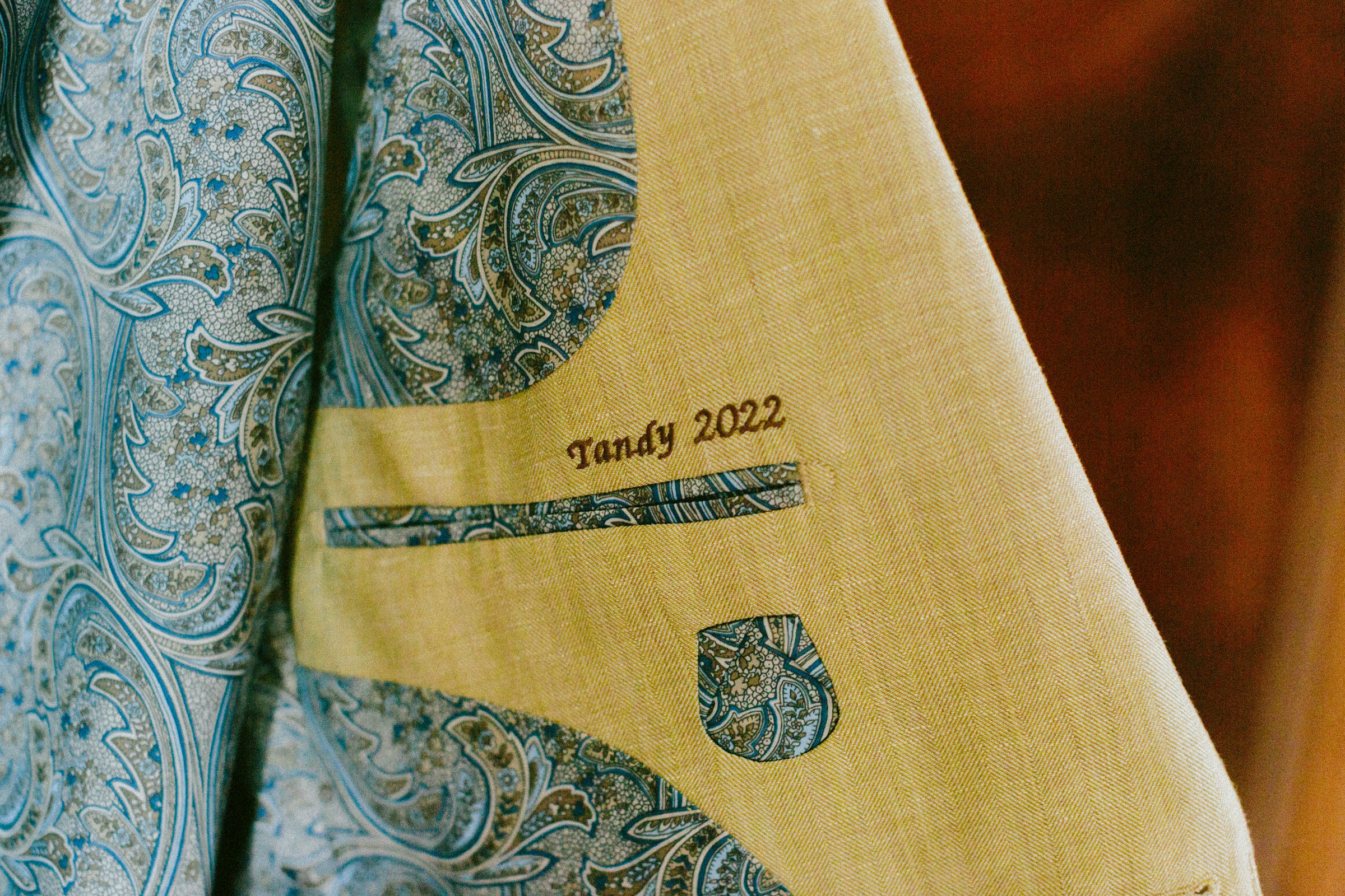 grooms vest France village wedding