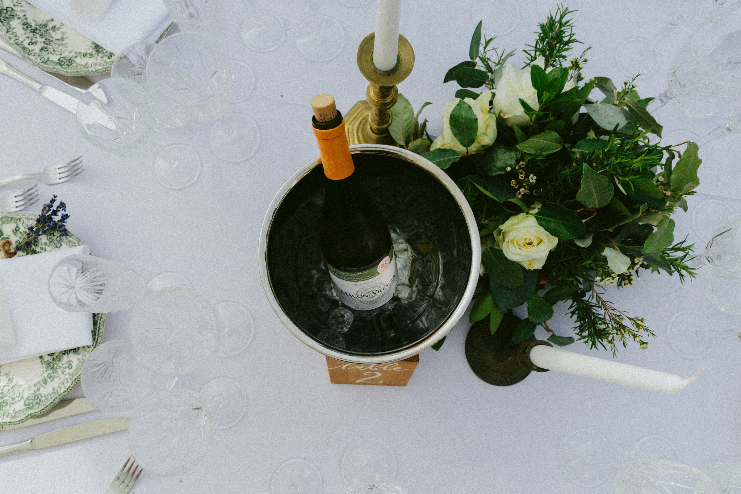 wedding diner wine Castelnau des Fieumarcon french village wedding