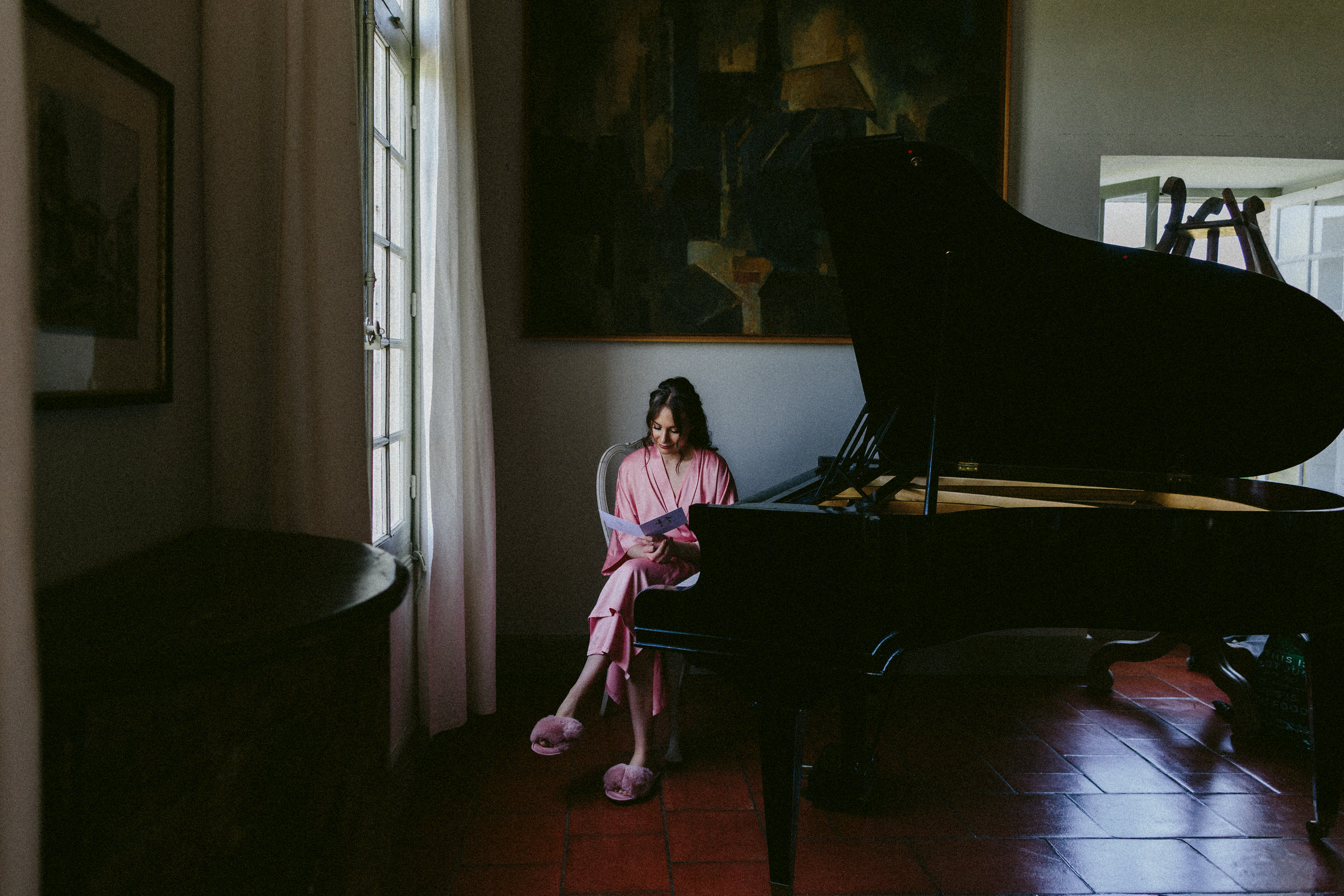 cards for bridesmaid Castelnau des Fieumarcon french village wedding