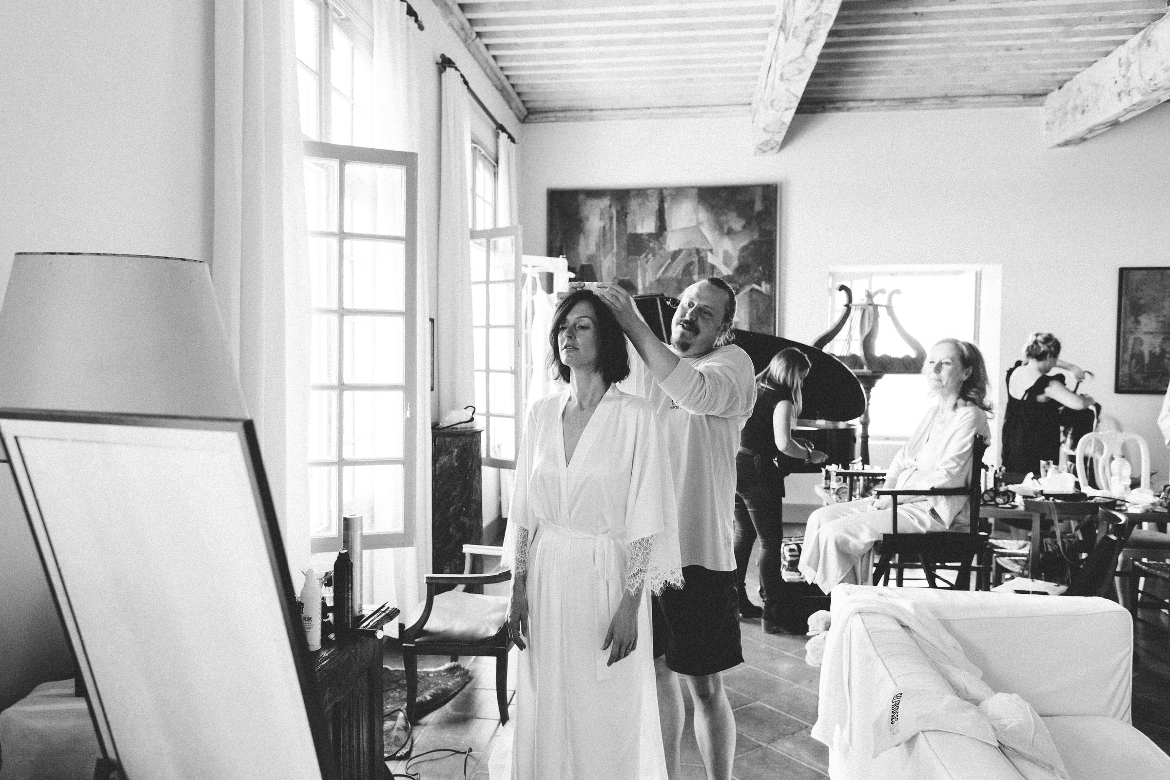 bride veil Castelnau des Fieumarcon french village wedding