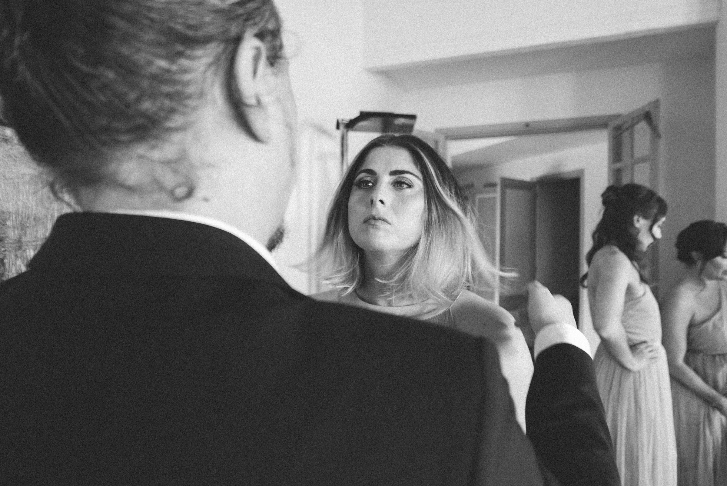 bridesmaid hair Castelnau des Fieumarcon french village wedding